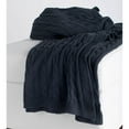 thumbnail image 1 of Rizzy Home Cable Knit Sweater Throw, 50" x 60", Dark Gray, 1 of 5