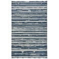 thumbnail image 1 of Rizzy Home Capri Hand Woven Polyester/Wool Blend Ivory/Blue 18" x 18" Area Rug, 1 of 1