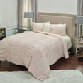 thumbnail image 1 of Rizzy Home Carly 20" x 26" Cotton Standard Sham in Pink, 1 of 6