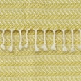 thumbnail image 1 of Rizzy Home  Chevron Hand Loomed Woven Throw Citron/ Natural, 1 of 5