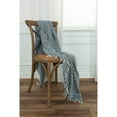 thumbnail image 1 of Rizzy Home  Chevron Hand Loomed Woven Throw Navy/ Natural, 1 of 5
