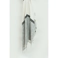 thumbnail image 1 of Rizzy Home  Color Block with Stripes Woven Throw Grey/ Natural, 1 of 5