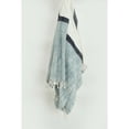 thumbnail image 1 of Rizzy Home  Color Block with Stripes Woven Throw Navy/Natural, 1 of 5
