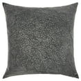 thumbnail image 1 of Rizzy Home Cotton Velvet Solid Medallion Poly Filled Decorative Throw Pillow, 22"x22", Charcoal, 1 of 4