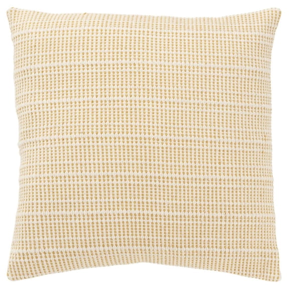 Rizzy Home Cotton Yarn Dyed Stripe Yellow 20"X20" Pillow Cover 2 Pack