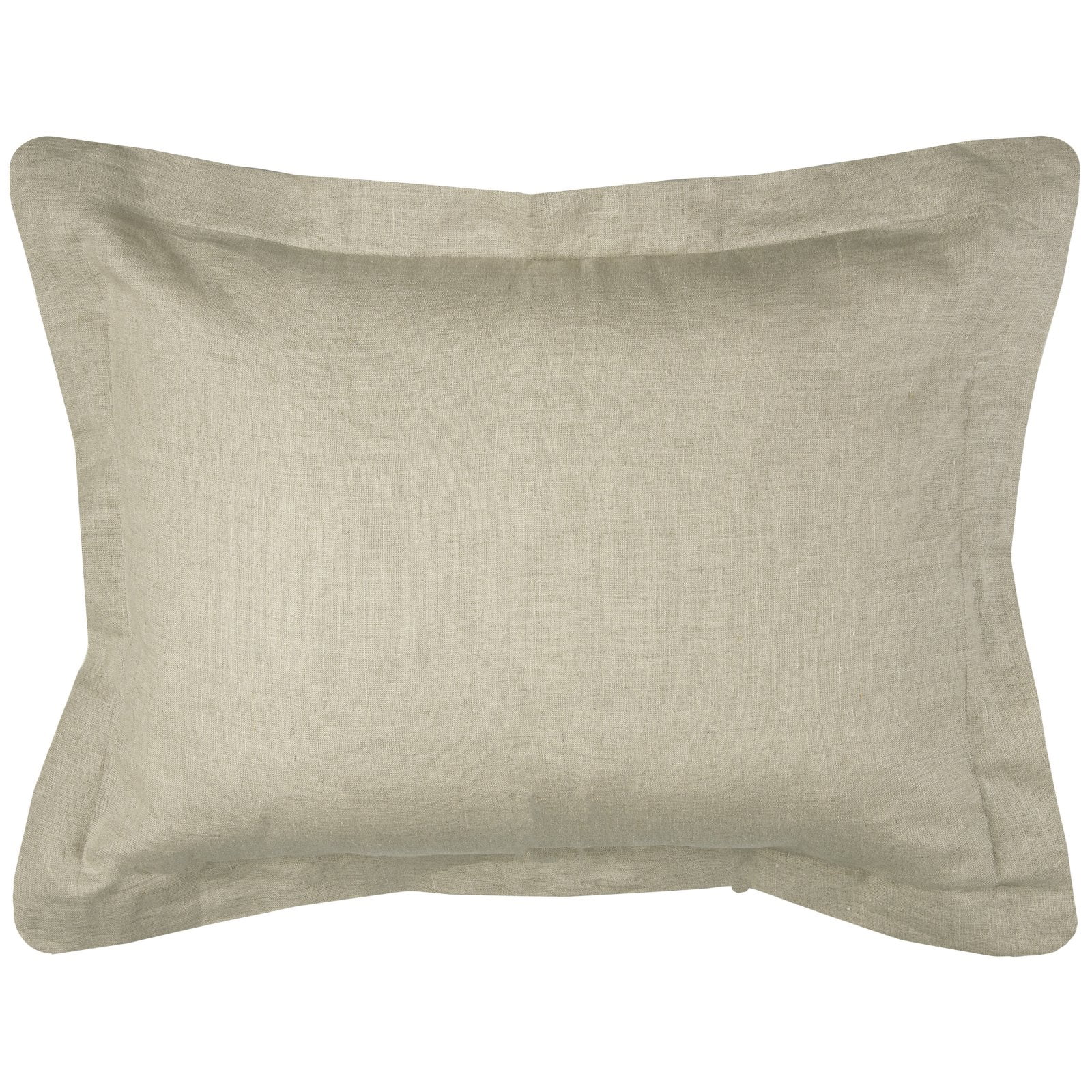Stone Cotton Embroidered Standard Pillow Sham