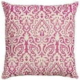 thumbnail image 1 of Rizzy Home Damask 22" x 22" Poly Filled Pillow with Cotton Cover-Pink/Natural, 1 of 3