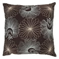 thumbnail image 1 of rizzy home glam floral throw pillow, 1 of 2