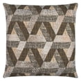thumbnail image 1 of Rizzy Home Decorative Poly Filled Throw Pillow Geometric 20"X20" Brown, 1 of 3