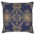 thumbnail image 1 of Rizzy Home Decorative Poly Filled Throw Pillow Medallion 18"X18" Blue, 1 of 3