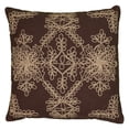 thumbnail image 1 of Rizzy Home Decorative Poly Filled Throw Pillow Medallion 18"X18" Brown, 1 of 3