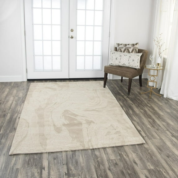 Rizzy Home FA174B Beige 8' x 10' Hand-Tufted Area Rug