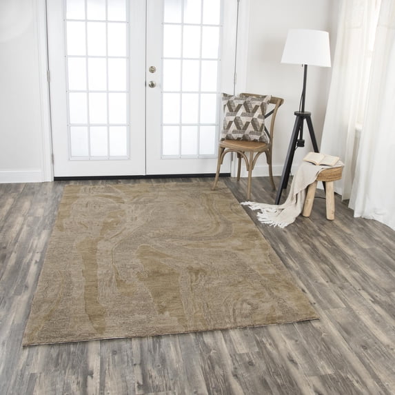 Rizzy Home FA176B Brown 10' x 13' Hand-Tufted Area Rug