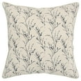 thumbnail image 1 of Rizzy Home Floral 20" x 20" Poly Filled Pillow with Blue Cotton Cover, 1 of 5