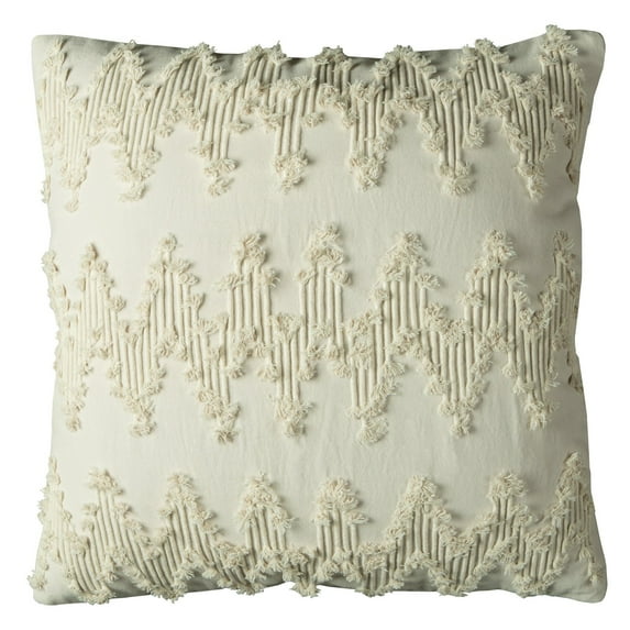 Rizzy Home Frayed Chevron Decorative Pillow