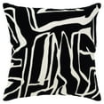 thumbnail image 1 of Rizzy Home Ivory/Black 20"X20" Abstract Appliqued Poly Filled Throw Pillow, 1 of 5