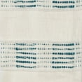 thumbnail image 1 of Rizzy Home  Modern Stripe Hand Loomed Throw Teal/Natural, 1 of 5