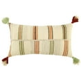 thumbnail image 1 of Rizzy Home Off-Set Stripe 14" x 26" Poly Pillow w/ Multi-Color Wool Cover, 1 of 5