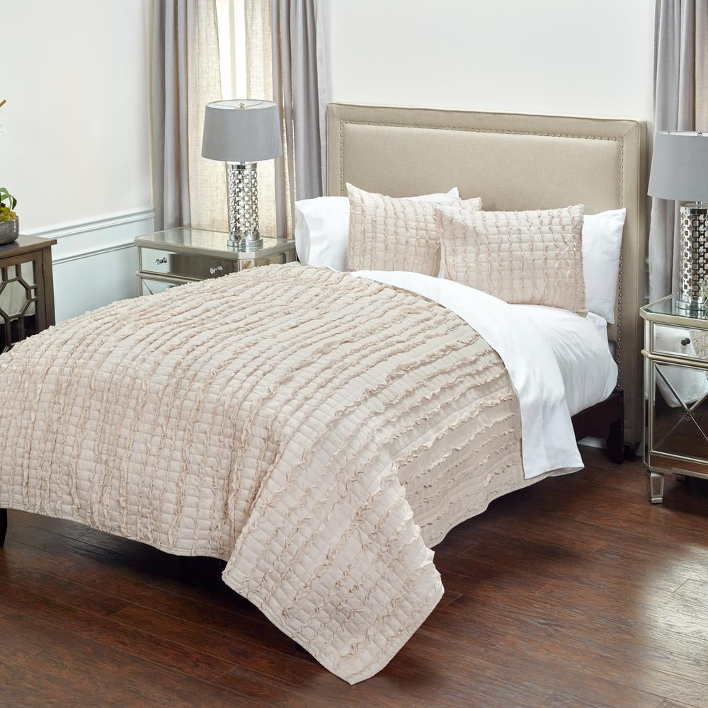 Annalise Off-White Cotton Polyester Standard Sham