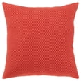 thumbnail image 1 of Rizzy Home Red 20"X20" Solid Woven Poly Filled Throw Pillow, 1 of 5