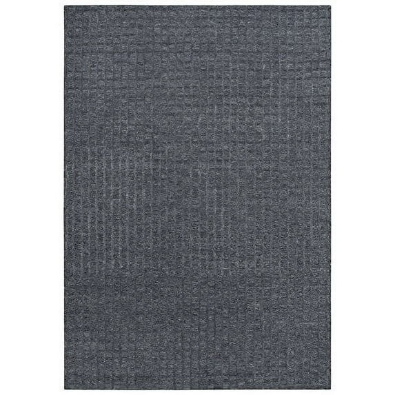 Rizzy Home SH145B Charcoal 8' x 10' Hand-Tufted Area Rug