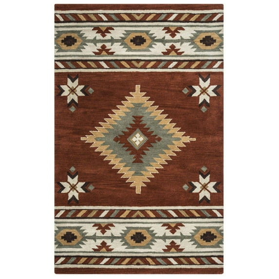 Rizzy Home SU1822 Southwest Hand-Tufted Wool Rug