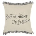 thumbnail image 1 of Rizzy Home Sentiment 20" x 20" Down Filled Pillow with Cotton Cover-Natural, 1 of 5