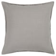 thumbnail image 1 of Rizzy Home Solid Cotton Decorative Throw Pillow, 20" x 20", Gray, 1 of 2