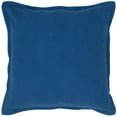 thumbnail image 1 of Rizzy Home Solid Cotton Decorative Throw Pillow, 20" x 20", Indigo, 1 of 4