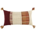 thumbnail image 1 of Rizzy Home 14" x 26" Down Filled Pillow with Multi-Color Wool Cover, 1 of 2