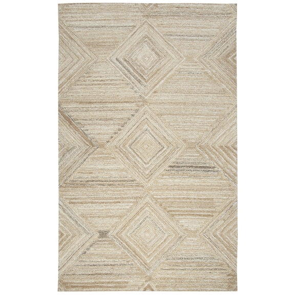 Rizzy Rugs Suffolk Area Rug SK335A Tan Distressed Faded 2' 6" x 8' Rectangle