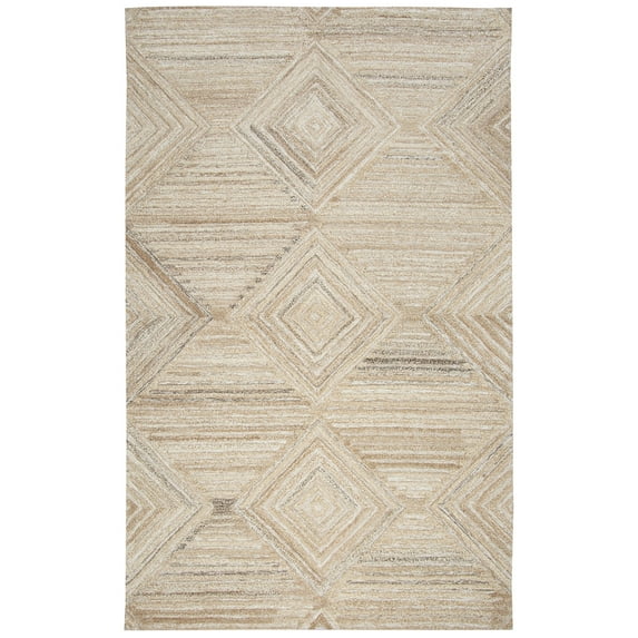 Rizzy Rugs Suffolk Area Rug SK335A Tan Distressed Faded 2' 6" x 8' Rectangle