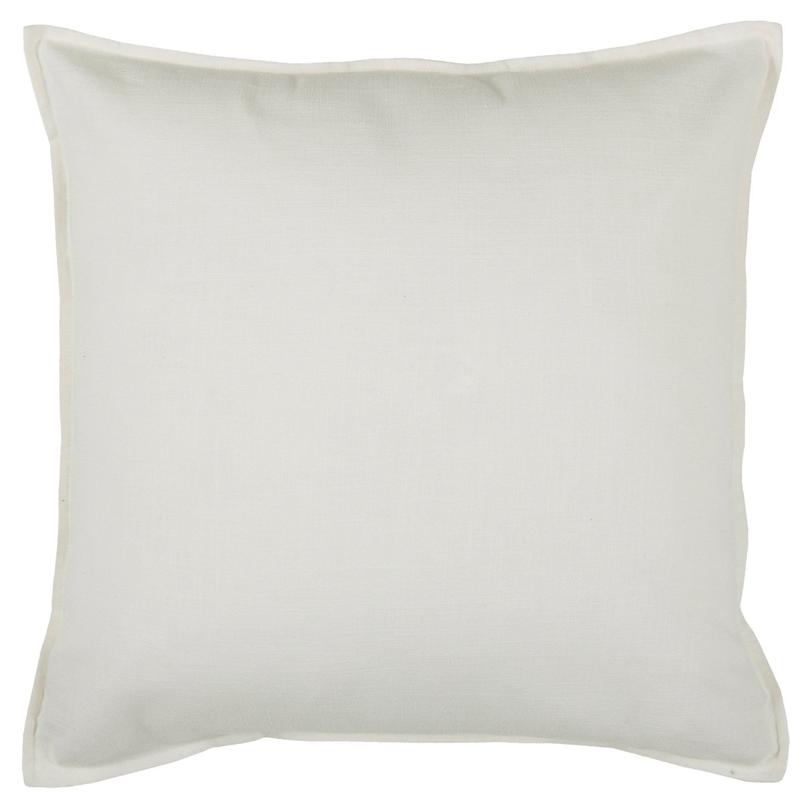Ivory Cotton Embroidered Kids Square Throw Pillow
