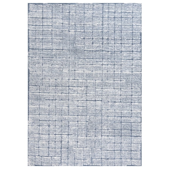 Rizzy Rugs Taylor Area Rug TAY873 Solid Blue, 5' x 7' 6", Blue