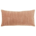 thumbnail image 1 of Rizzy Home Terracotta 14"X26" Stripe EmbroideRed Poly Filled Throw Pillow, 1 of 5