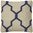 thumbnail image 1 of Rizzy Home Throw Pillow T06048 Classic Blue Angled Ogee 18" x 18" Square, Cover Only, 1 of 2