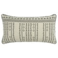 thumbnail image 1 of Rizzy Home Throw Pillow T16959 Black Banded Rows 14" x 26" Rectangle, Cover Only, 1 of 2
