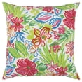 thumbnail image 1 of Rizzy Home Tropical 22" x 22" IndoorBlackOutdoor Polyester Pillow-Blue, 1 of 4