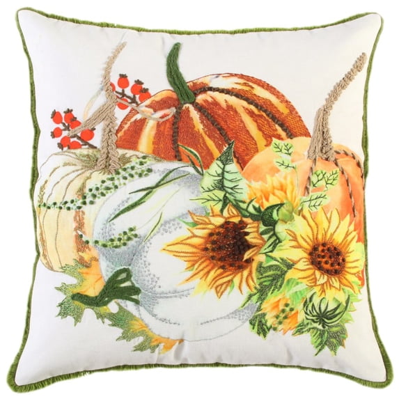 Rizzy Home Transitional Cotton Pillow Cover With Multi Finish COVT19153MU002020