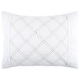 thumbnail image 1 of Rizzy Home Transitional Geometric Standard Sham With White QLTBQ4542WHGY2026, 1 of 4