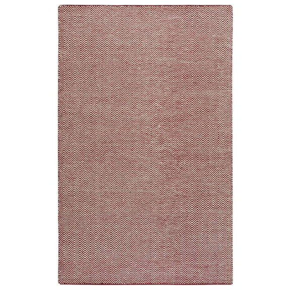 Rizzy Home Twist Red 5' x 8' Hand Woven Rug- TW2967