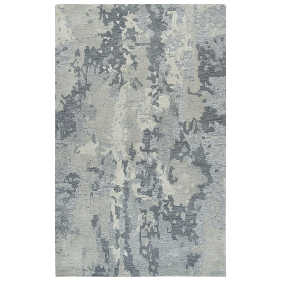 Rizzy Rugs Vogue Area Rug VOG109 Grey Shaded Wool, 10' x 13', Gray