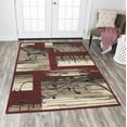 thumbnail image 1 of Rizzy Home XI6911 Red 5'2" x 7'3" Power-Loomed Area Rug, 1 of 5