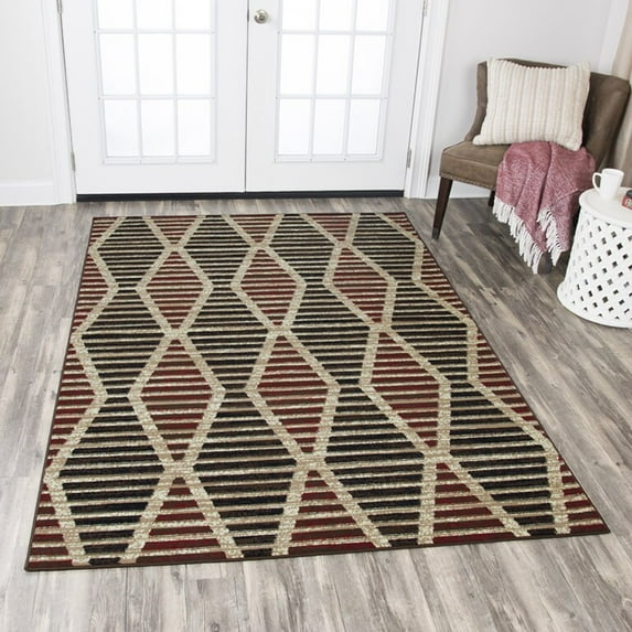 Rizzy Home XI6917 Beige 8' x 10' Power-Loomed Area Rug