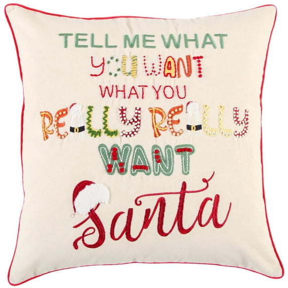 Rizzy Pillow Embroidered Multi 17"x17"x9"