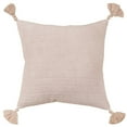 thumbnail image 1 of Rizzy Pillow Knife Edged Woven Pillow Blush 17"x17"x9", 1 of 6
