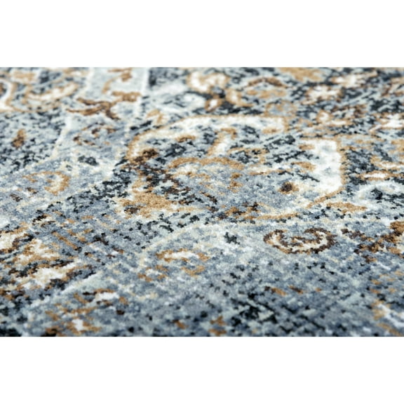 Rizzy Polyester Transitional Gray Area Rugs 2'6" x 8'