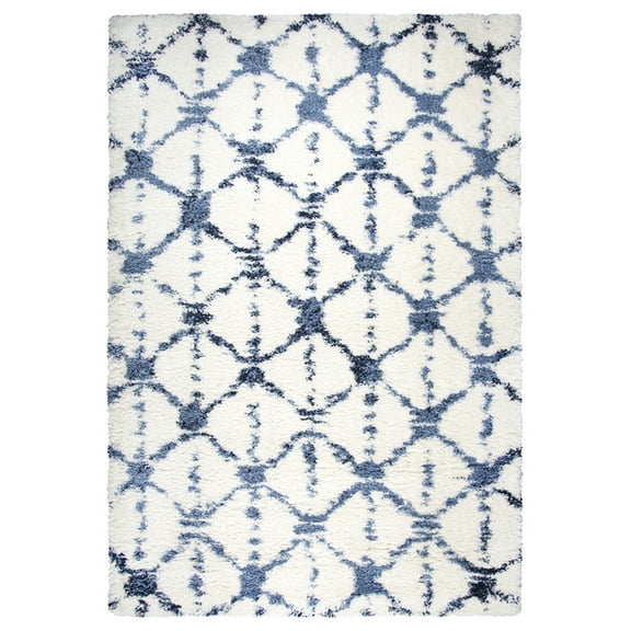 Rizzy Rugs Adana Area Rug AN697A Ivory Dots Cross 7' 10" x 10' 6" Rectangle