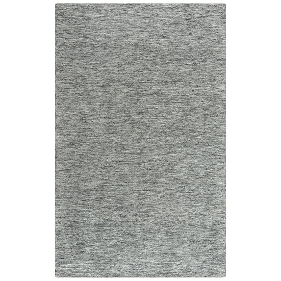 Rizzy Rugs Becker Area Rug BKR102 Gray Lines Banded 5' x 8' Rectangle
