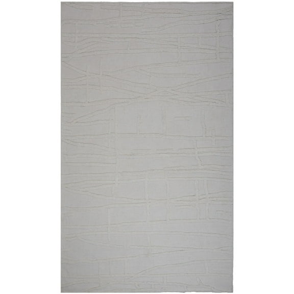 Rizzy Rugs Bixby Area Rug BX01IV Modern Tan, 7' 9" x 9' 9", Ivory